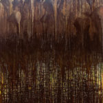 Between Root and Memory - Mixed media on canvas - 130x200 cm. ©2025 Txema Muñoz