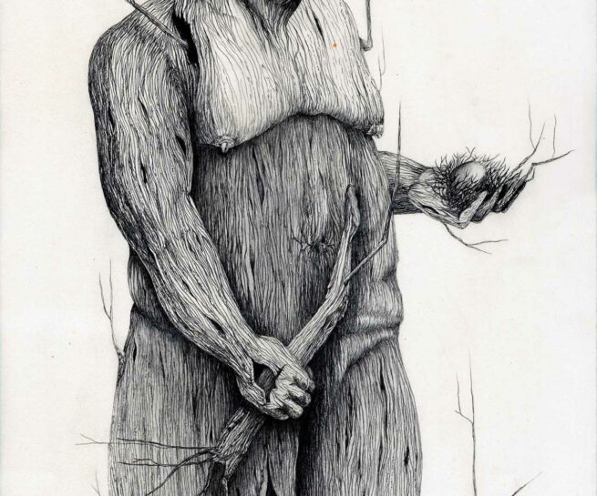 En-tenue-d_Adam-Graphite-on-paper-32-x-48-cm.-©2018-Txema-Munoz