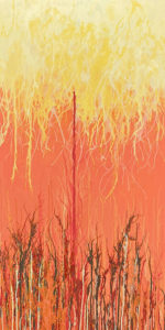 Herida abierta - Acrylic on canvas - 60x120 cm. ©2025 Txema Muñoz