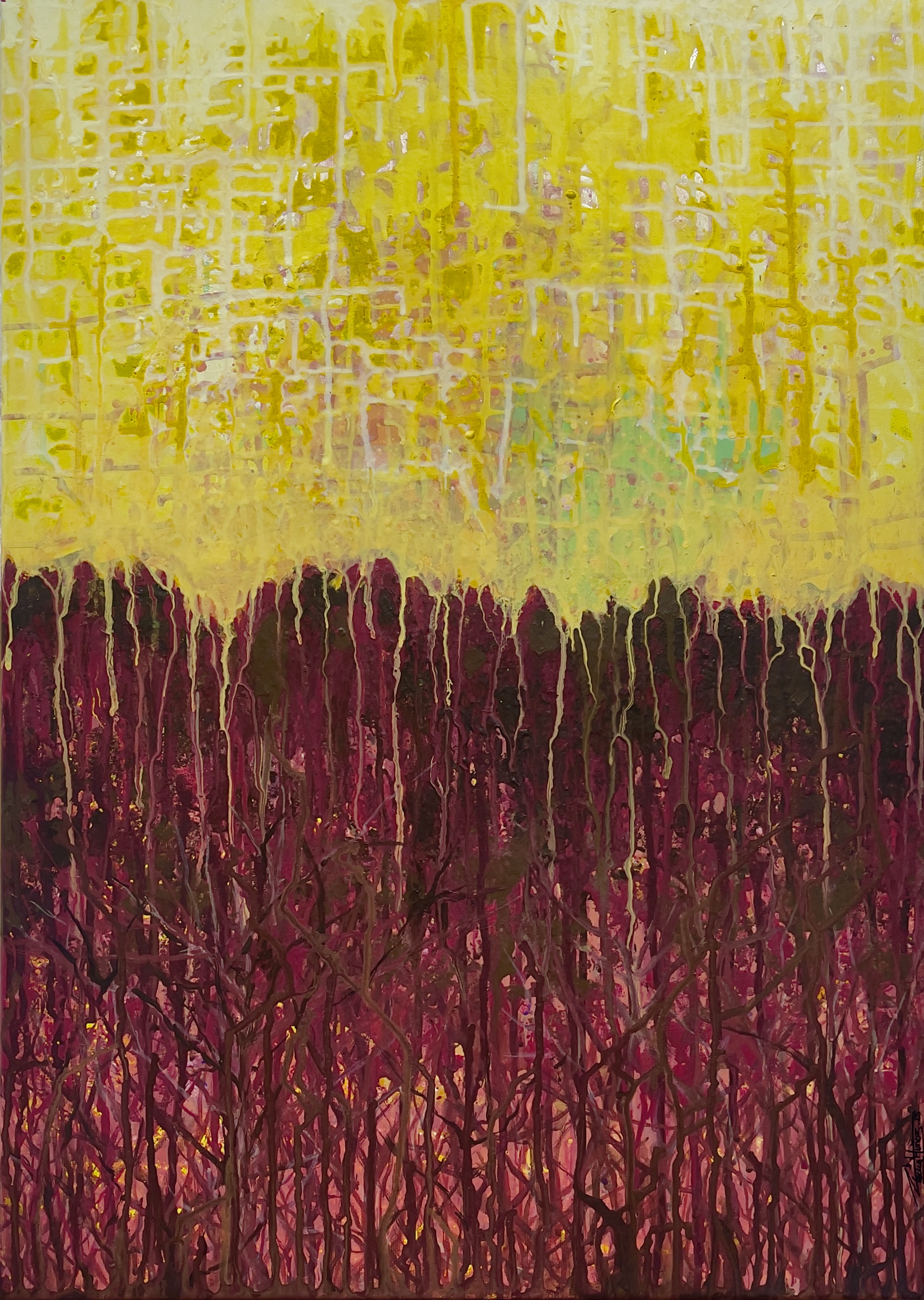 Hot storm at sunset Hot Storm at Sunset – Acrylic on canvas – 50×70 cm. ©2025 Txema Muñoz