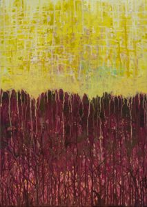Hot Storm at Sunset - Acrylic on canvas - 50x70 cm. ©2025 Txema Muñoz