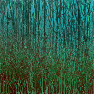 Photosynthetic Threshold – Diptych Bottom: 50×50 cm.