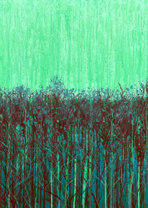 Photosynthetic Threshold – Diptych Top: 50×70 cm.