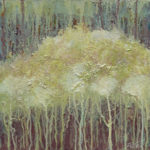 Vegetative Density - Acrylic on canvas - 40x40 cm. ©2025 Txema Muñoz